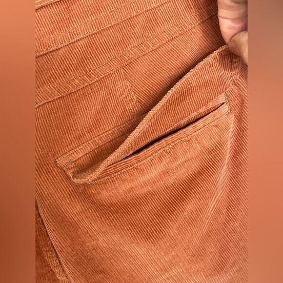 Sundance Emily Paper Bag Corduroy Pants Rust 8P NWOT - Picture 6 of 8